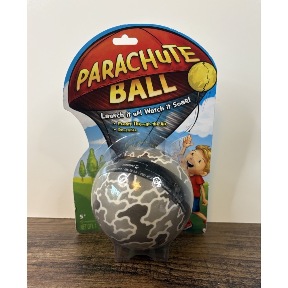 Hedstrom Camo Parachute Ball In Package Floats In Air Reusable Camouflage